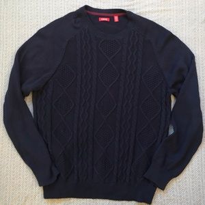 💕HP💕 IZOD Navy Knit Crewneck Sweater